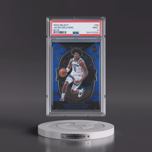 2022 Panini Select #90 Jalen Williams - Blue (PSA 9 MINT)