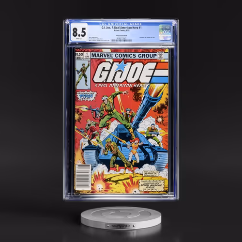 G.I. Joe, A Real American Hero #1 CGC 8.5 White Pages (Marvel Comics, 6/82) - Newsstand Edition
