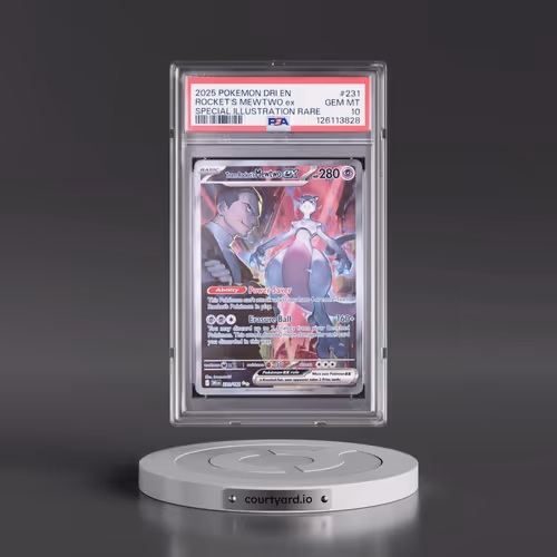 2025 Pokémon Dri EN-Destined Rivals #231 Team Rocket's Mewtwo EX - Holo Special Illustration Rare (P