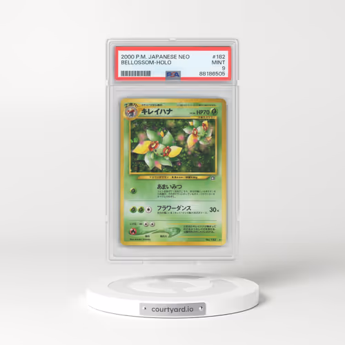 2000 Gold, Silver, to a New World #182 Bellossom - Holo (PSA 9 MINT)