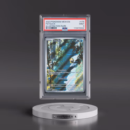 2023 Pokémon Mew EN-151 #175 Psyduck - Illustration Rare (PSA 9 MINT)