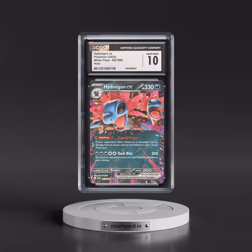 2025 White Flare - WHT EN #067/086 Hydreigon ex - Holo (CGC 10 GEM MINT)