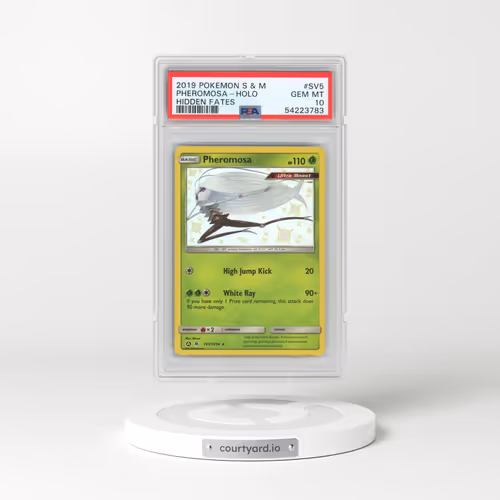 2019 Pokémon Sun & Moon Hidden Fates #SV5 Pheromosa - Holo (PSA 10 GEM MINT)