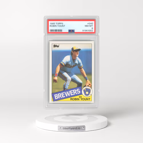 1985 Topps #340 Robin Yount (PSA 8 NM-MT)