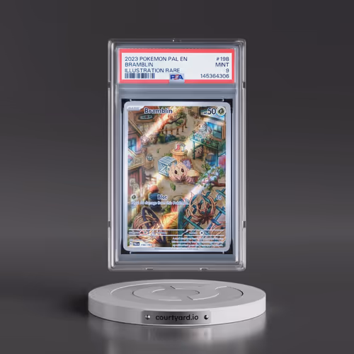 2023 Pokémon Pal EN-Paldea Evolved #198 Bramblin - Illustration Rare (PSA 9 MINT)