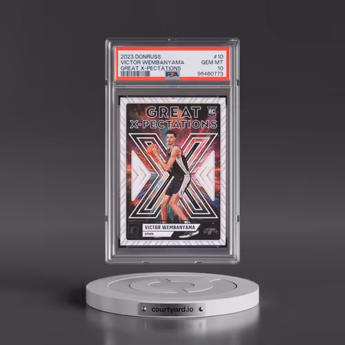 2023 Panini Donruss Great X-Pectations #10 Victor Wembanyama (PSA 10 GEM MINT)