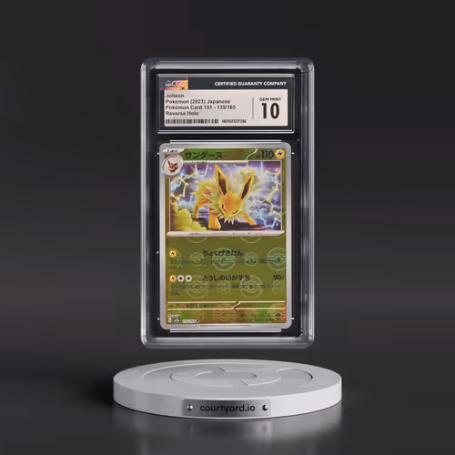 2023 Pokémon Card 151 #135/165 Jolteon - Reverse Holo Poké Ball (CGC 10 GEM MINT)