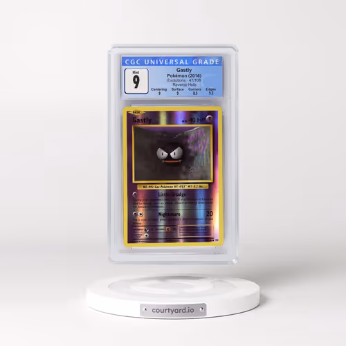 2016 Evolutions #47/108 Gastly - Reverse Holo (CGC 9 MINT)