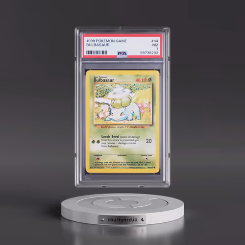 1999 Pokémon Game #44 Bulbasaur (PSA 7 NM)
