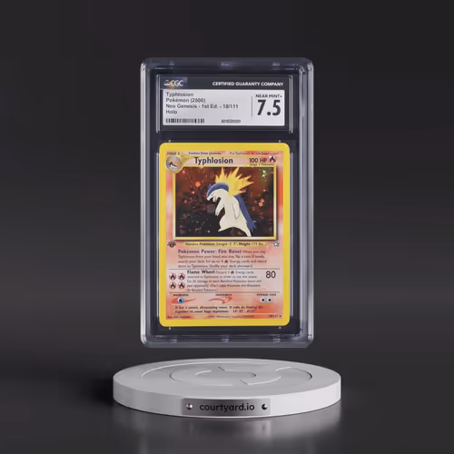 2000 Neo Genesis #18/111 Typhlosion - 1st Edition Holo (CGC 7.5 NM+)