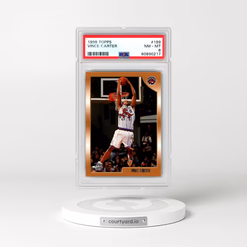 1998 Topps #199 Vince Carter (PSA 8 NM-MT)