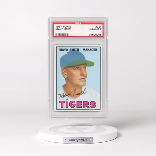 1967 Topps #321 Mayo Smith (PSA 8 NM-MT)
