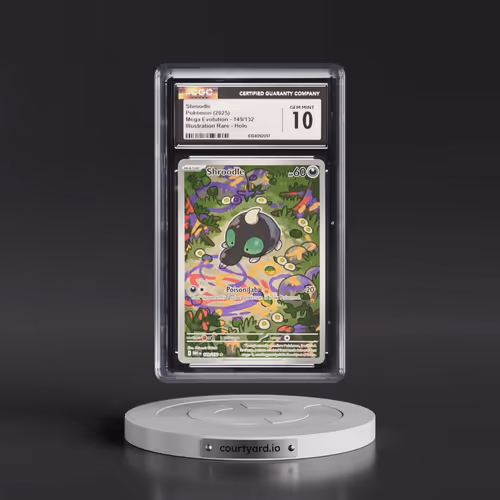 2025 Mega Evolution - MEG EN #149/132 Shroodle - Illustration Rare Holo (CGC 10 GEM MINT)