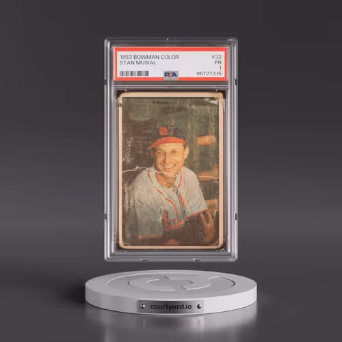 1953 Bowman Color #32 Stan Musial (PSA 1 PR)
