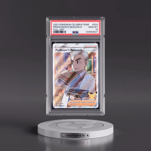2021 Pokémon Celebrations #024 Professor's Research - Full Art (PSA 10 GEM MINT)