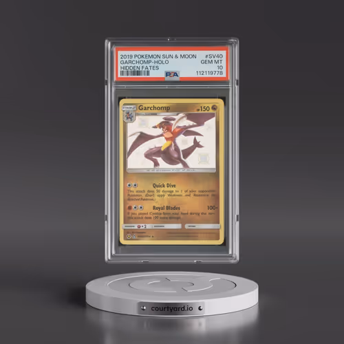 2019 Pokémon Sun & Moon Hidden Fates #SV40 Garchomp - Holo (PSA 10 GEM MINT)
