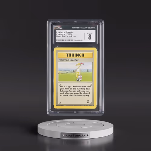 2000 Base Set 2 #105/130 Pokémon Breeder (CGC 8 NM-MT)