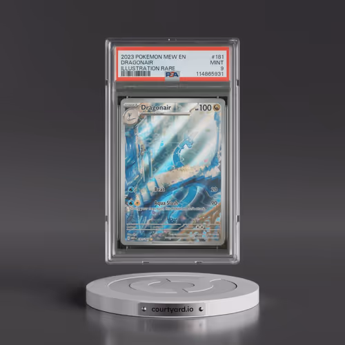 2023 Pokémon Mew EN-151 #181 Dragonair - Illustration Rare (PSA 9 MINT)