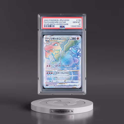 2022 Pokémon Sword & Shield Star Birth #118 Charizard Vstar - Full Art Hyper Rare (PSA 10 GEM MINT)