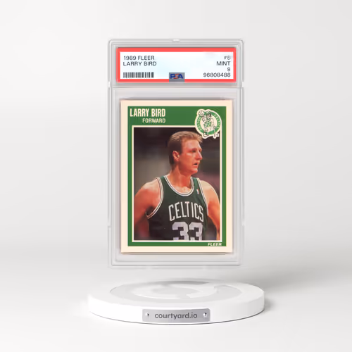 1989 Fleer #8 Larry Bird (PSA 9 MINT)