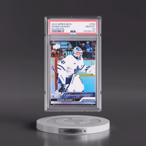 2023 Upper Deck #724 Dennis Hildeby - Silver Foil (PSA 10 GEM MINT)