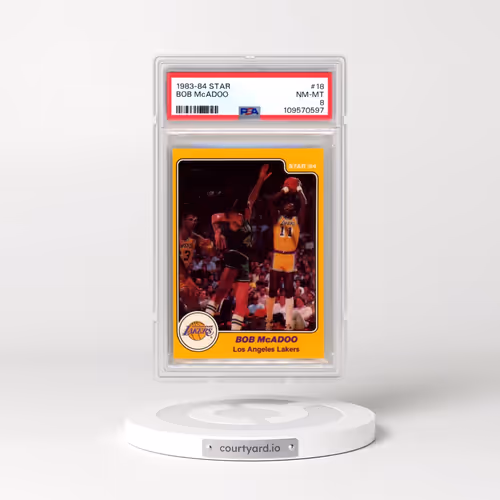 1983-84 Star #18 Bob McAdoo (PSA 8 NM-MT)