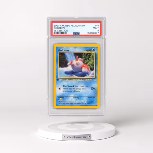 2001 Pokémon Neo Revelation #45 Goldeen - 1st Edition (PSA 9 MINT)