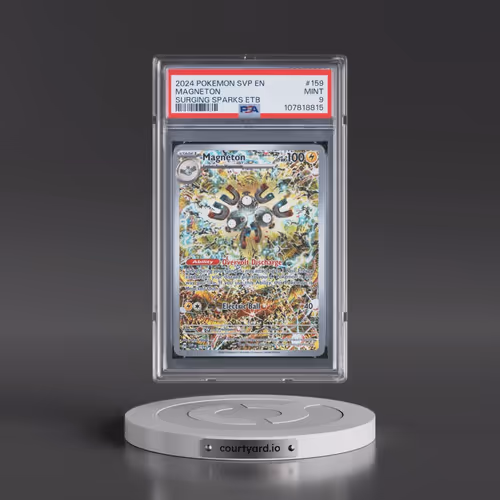 2024 Pokémon Svp EN-SV Black Star Promo #159 Magneton - Surging Sparks Elite Trainer Box (PSA 9 MINT