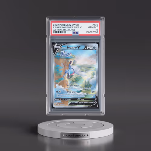2022 Pokémon Sword & Shield Astral Radiance #175 Hisuian Sneasler V - Holo Full Art (PSA 10 GEM MINT
