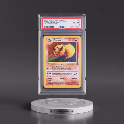 1999 Pokémon Jungle #3 Flareon - Holo (PSA 8 NM-MT)