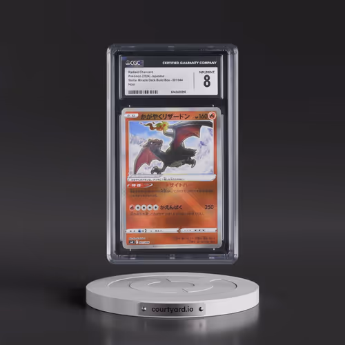 2024 Pokémon Svk-Stellar Miracle Deck Build Box #001 Radiant Charizard - Holo (CGC 8 NM-MT)