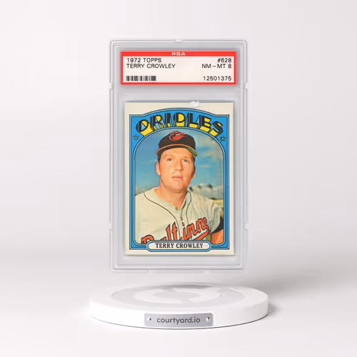 1972 Topps #628 Terry Crowley (PSA 8 NM-MT)