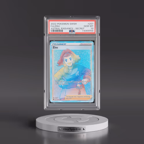 2022 Pokémon Sword & Shield Astral Radiance #207 Zisu - Full Art Secret (PSA 10 GEM MINT)
