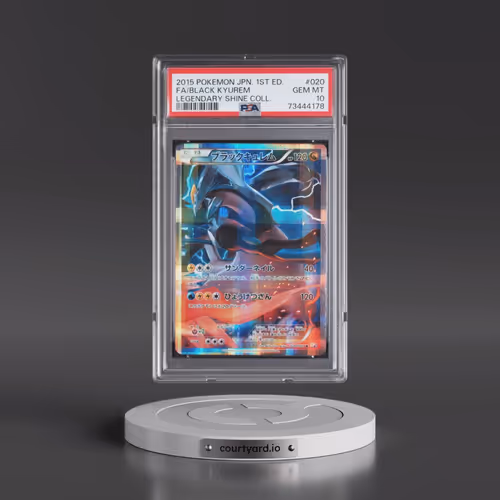 2015 Pokémon Legendary Shine Collection #020 Black Kyurem - 1st Edition Full Art (PSA 10 GEM MINT)