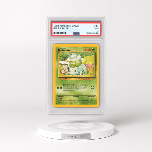 1999 Pokémon Game #44 Bulbasaur (PSA 7 NM)