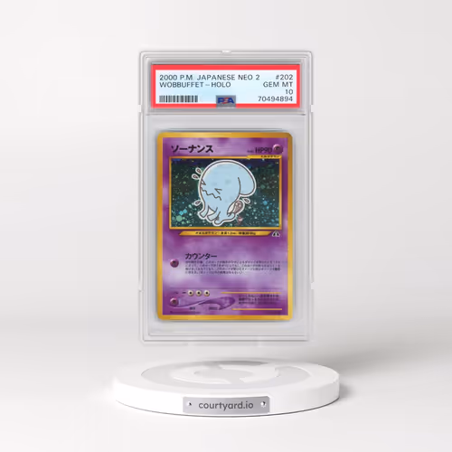 2000 Pokémon Neo 2 #202 Wobbuffet - Holo (PSA 10 GEM MINT)