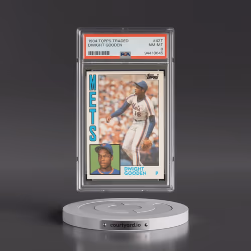1984 Topps Traded #42T Dwight Gooden (PSA 8 NM-MT)