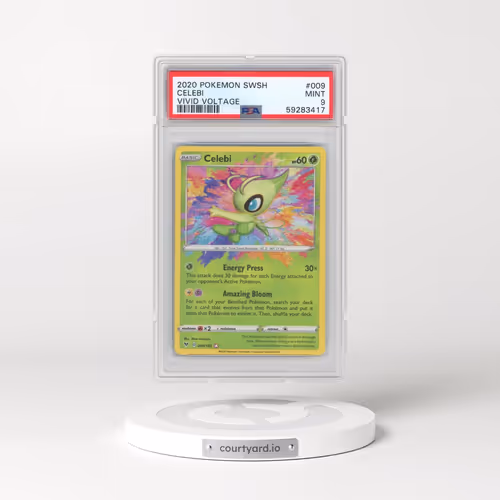 2020 Pokémon Sword & Shield Vivid Voltage #009 Celebi (PSA 9 MINT)
