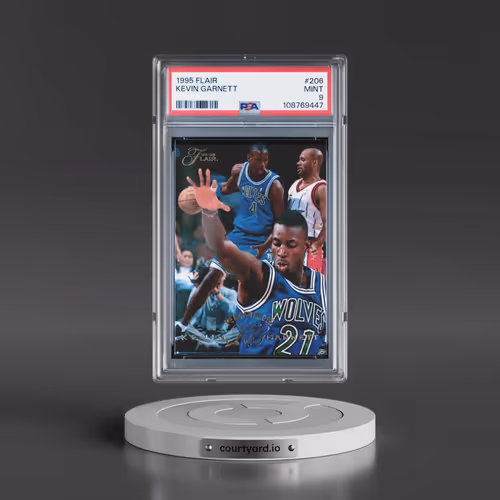 1995 Flair #206 Kevin Garnett (PSA 9 MINT)
