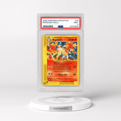 2002 Pokémon Expedition #26 Rapidash - Holo (PSA 9 MINT)