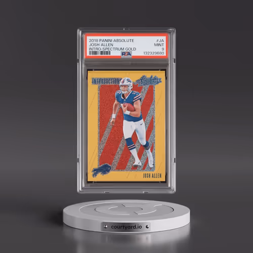 2018 Panini Absolute Introductions #JA Josh Allen - Spectrum Gold (PSA 9 MINT)