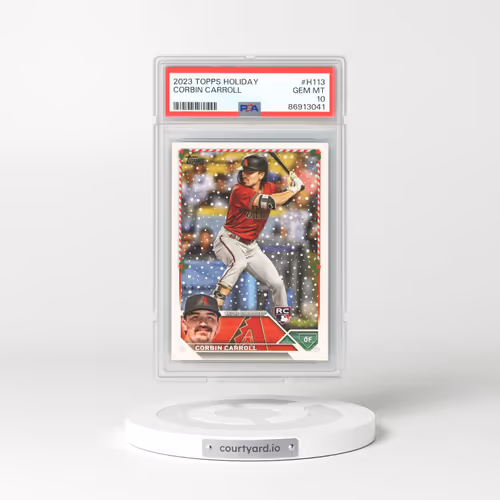 2023 Topps Holiday #H113 Corbin Carroll (PSA 10 GEM MINT)