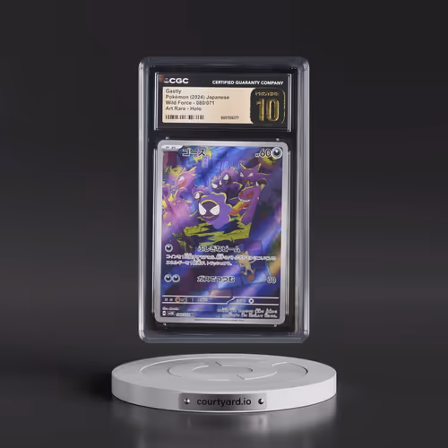 2024 Wild Force #080/071 Gastly - Art Rare Holo (CGC 10 PRISTINE)