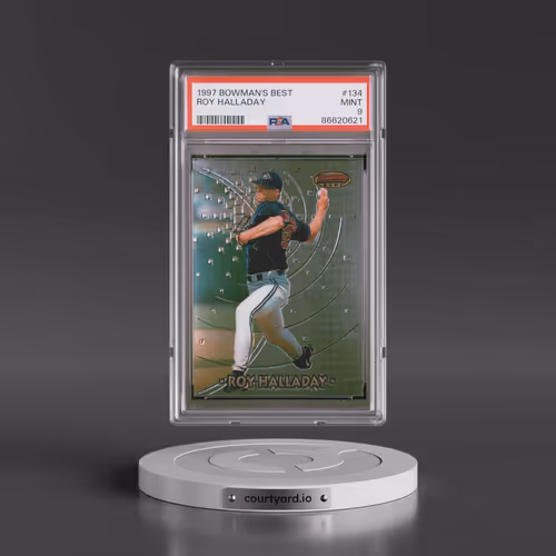 1997 Bowman's Best #134 Roy Halladay (PSA 9 MINT)