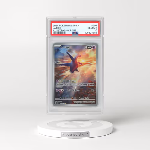 2024 Pokémon Ssp EN-Surging Sparks #203 Latios - Illustration Rare (PSA 10 GEM MINT)
