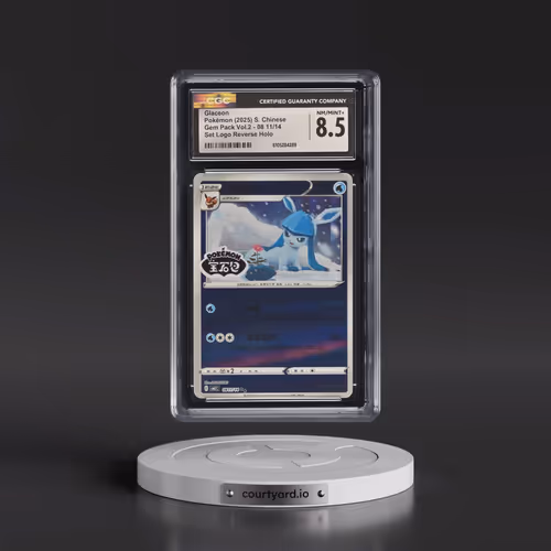 2025 Gem Pack Volume 2 - CBB2C - Simplified #08 11/14 Glaceon - Reverse Holo Set Logo (CGC 8.5 NM-MT