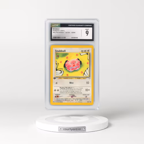 2001 Neo Revelation #55/64 Snubbull - 1st Edition (CGC 9 MINT)