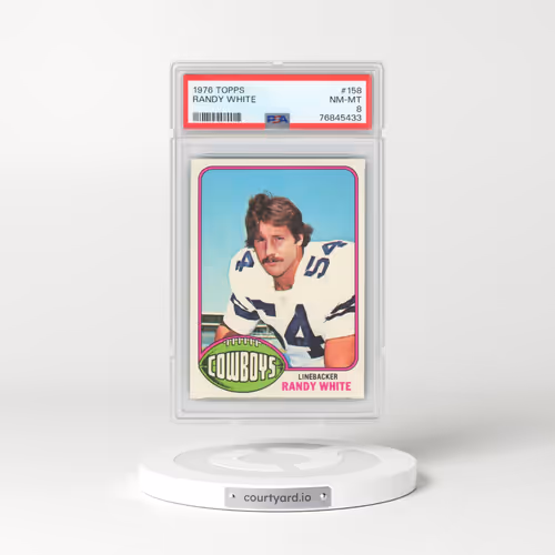 1976 Topps #158 Randy White (PSA 8 NM-MT)