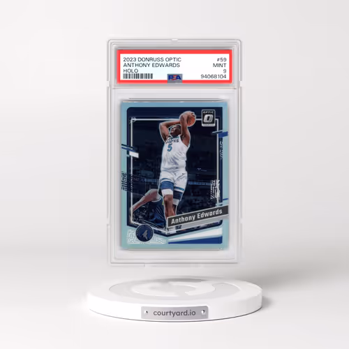 2023 Panini Donruss Optic #59 Anthony Edwards - Holo (PSA 9 MINT)