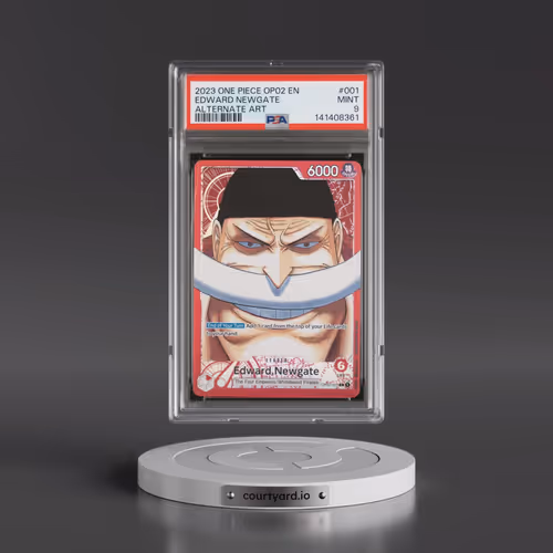 2023 One Piece Paramount War #001 Edward Newgate - Alternate Art (PSA 9 MINT)